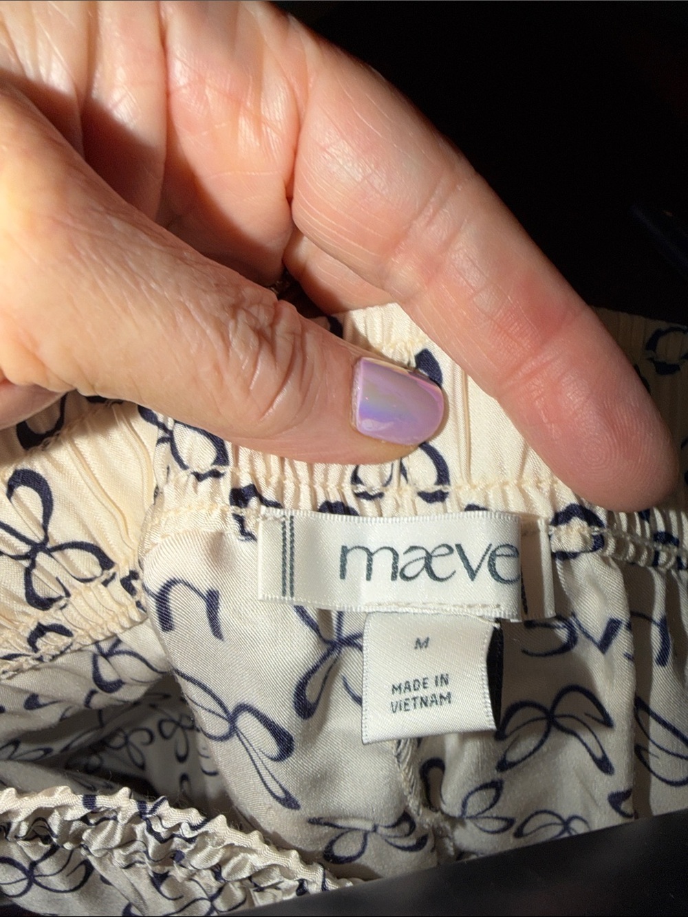 Anthropologie Maeve Silken Wide-Leg Pajama Pants NWT M - Picture 7 of 7